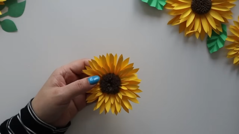 sunflowers paper flowers